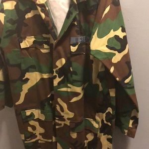 US army camo jacket